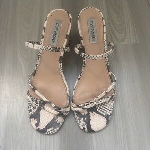 Steve Madden Snakeskin Heels-8